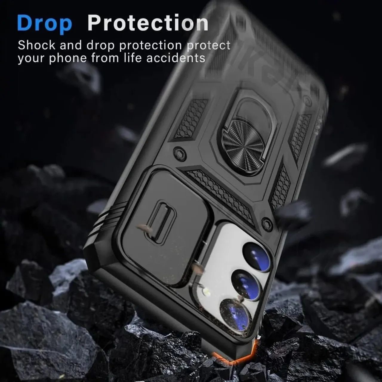 Capa para Smartphone Samsung Galaxy M14 com Suporte de Anel - Foto 5