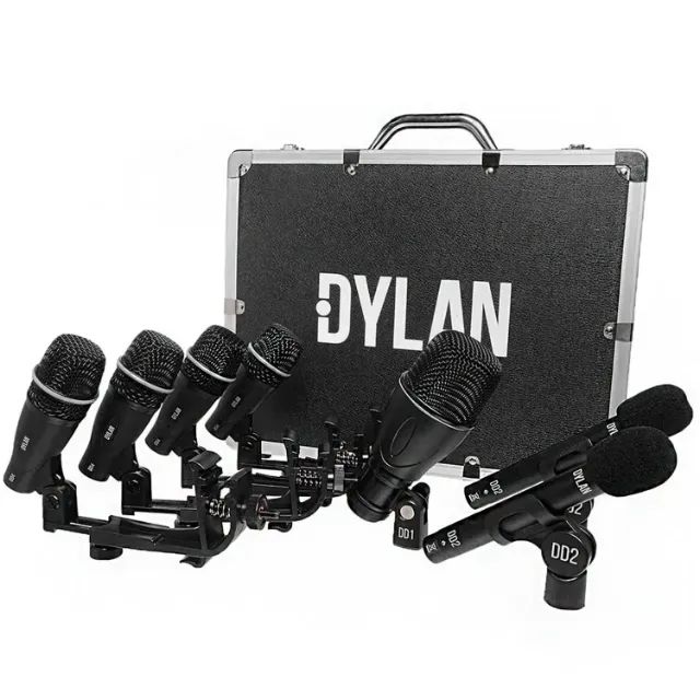 Kit de Microfone Para Bateria Com 7 Peças Dylan DD-7