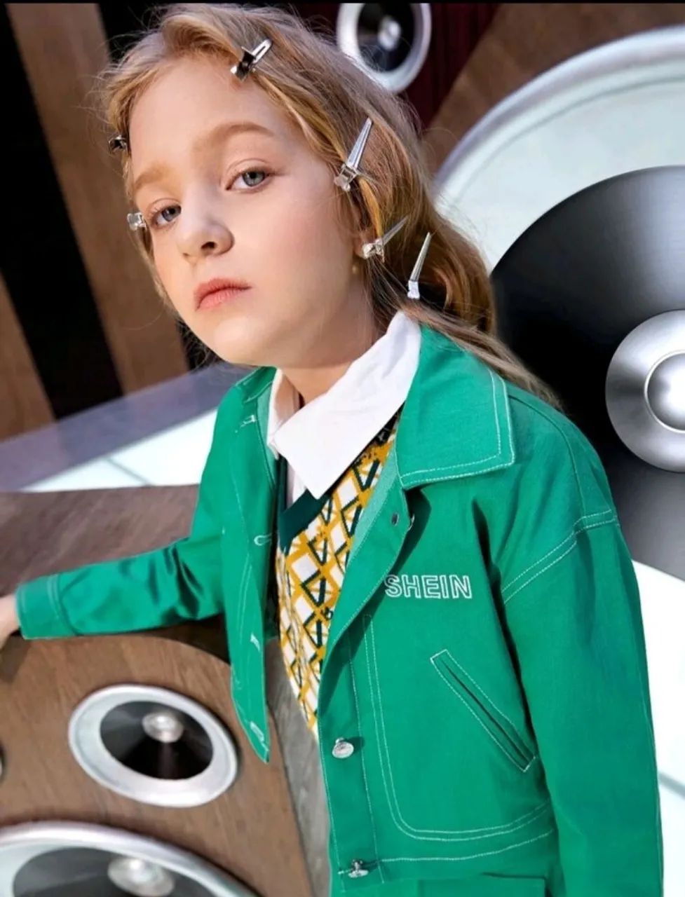 Casaco novo Shein P jeans bordado  - Foto 5