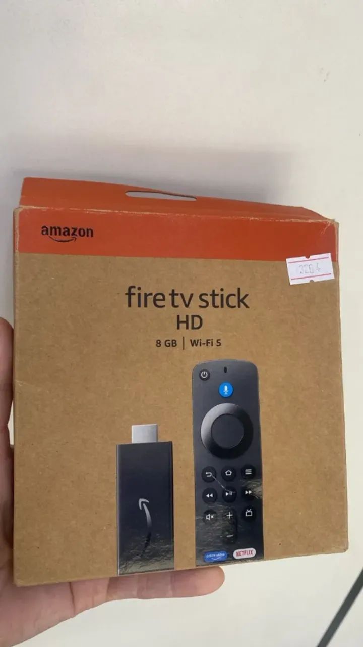 Fire Tv Alexa Voz Fire TV Stick Hd Controle Remoto Por Voz Com
