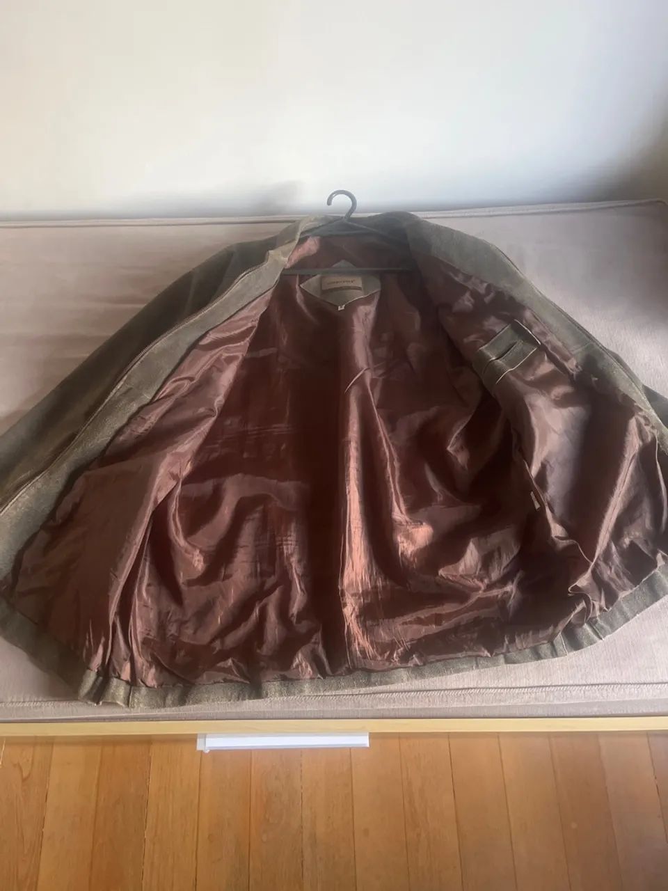 Jaqueta de Couro Marrom Masculina - Foto 3