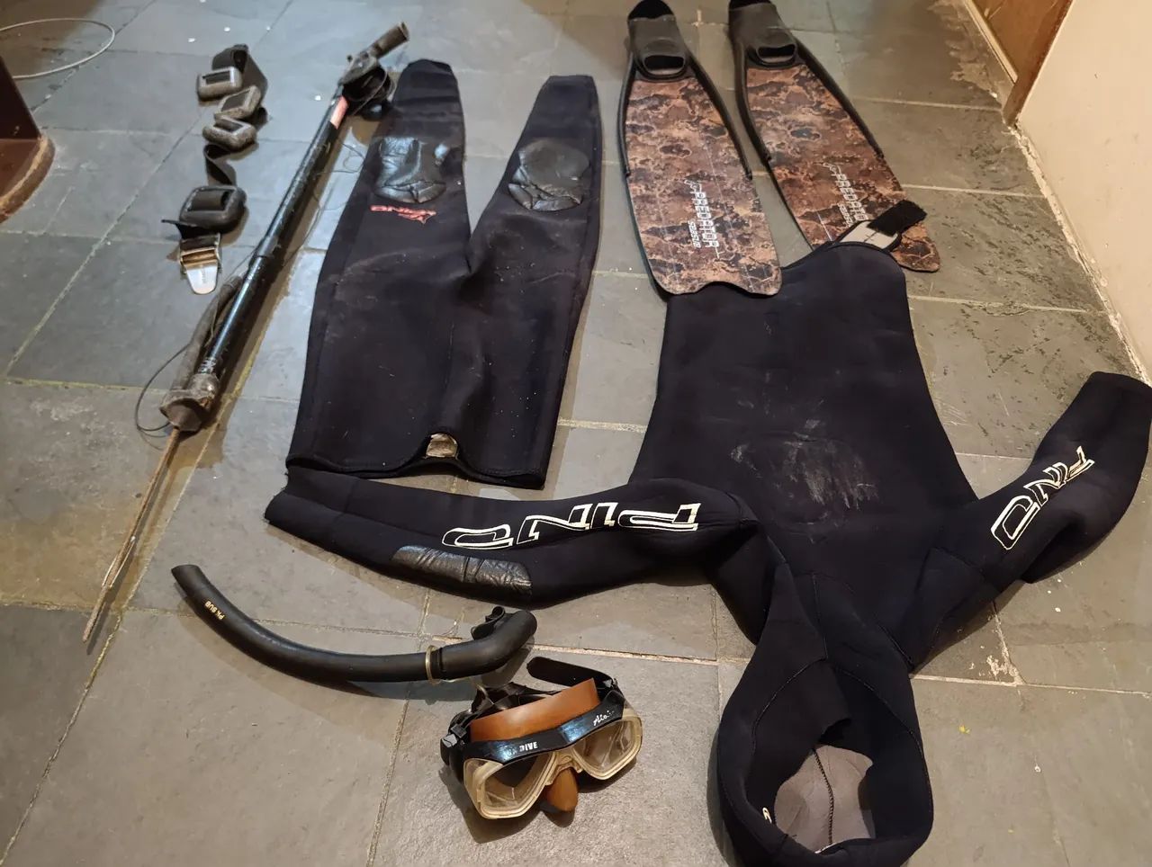 Kit de Pesca Submarina - Equipamento Mergulho Completo