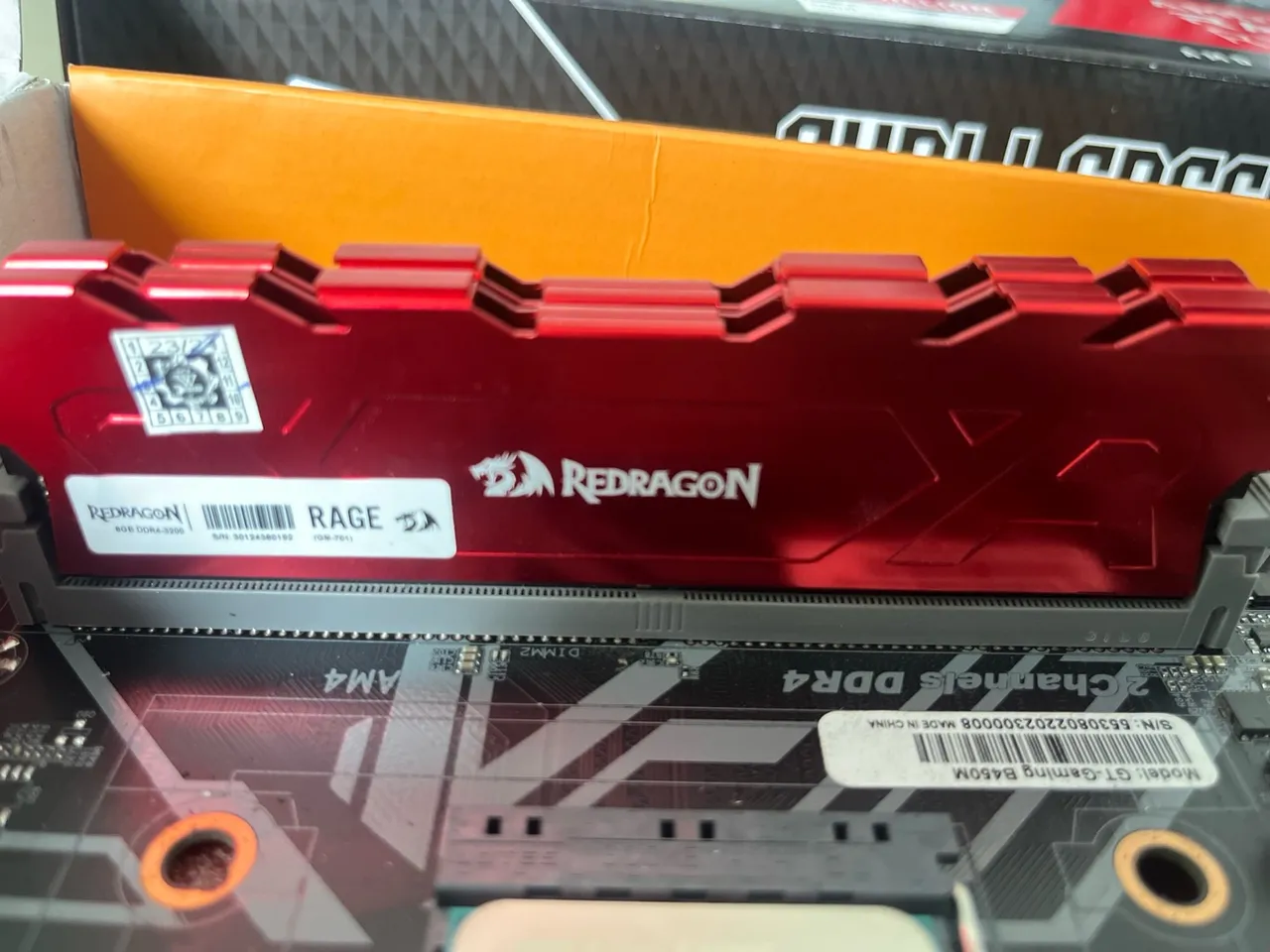 16 de ram dual channel 2 pentes de 16