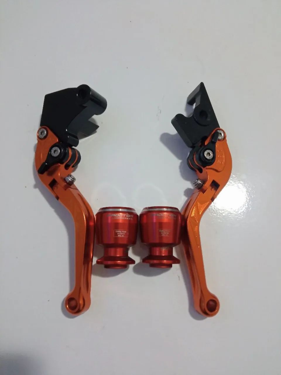 Kawasaki Ninja 300/Z-300 par de manetes esportivos+ slide de balança traseira  - Foto 2