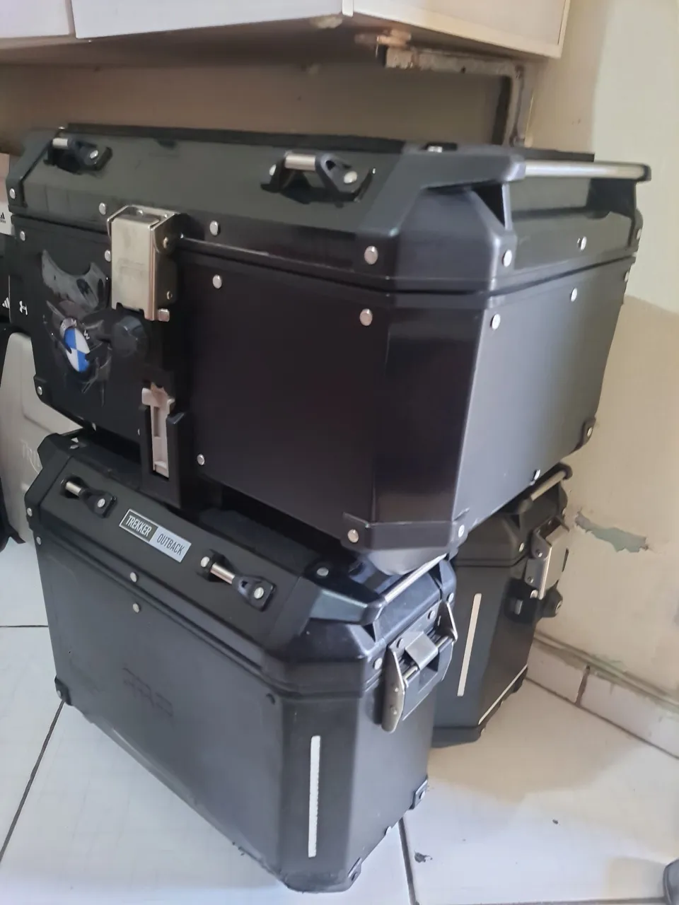 3 baús originais give Bmw gs850