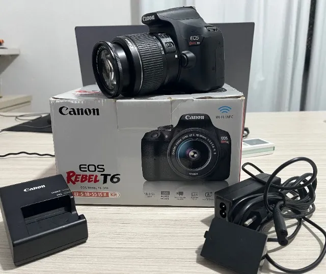 Câmera Canon T6