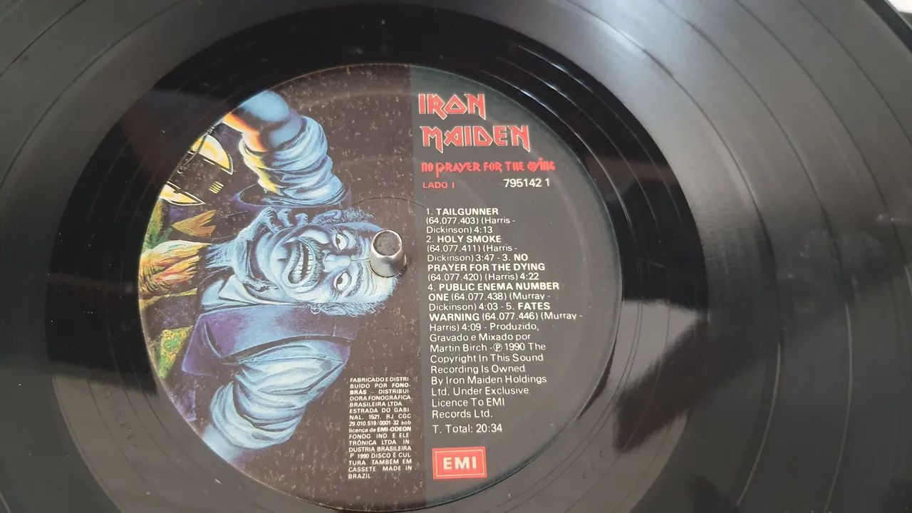 Disco Iron Maiden No prayer for the dying - Foto 5