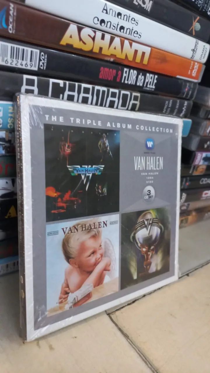 Cd box Van Halen - Triple Album Collection (03 Cds) Lacrado Fabrica -1984 - 5150 -IMP