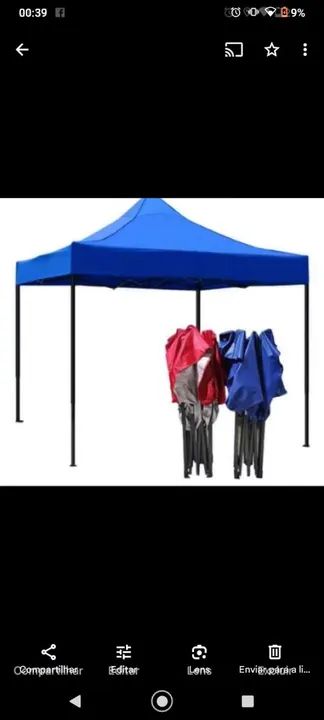 TENDA SANFONADA REFORÇADA NOVAS SOMOS DISTRIBUIDORA  - Foto 4