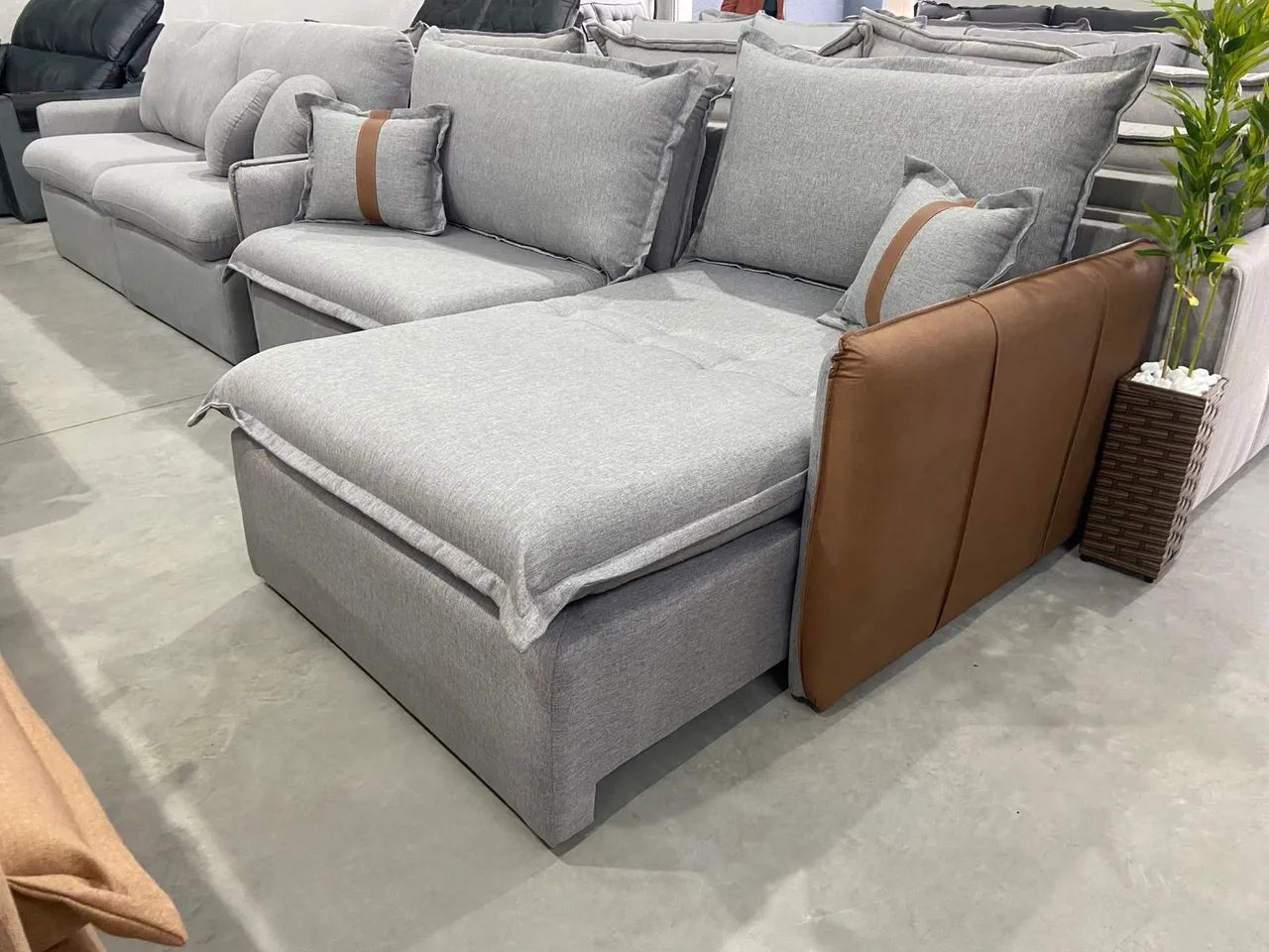 Sofá cama moderno slim sem caixaria  - Foto 4