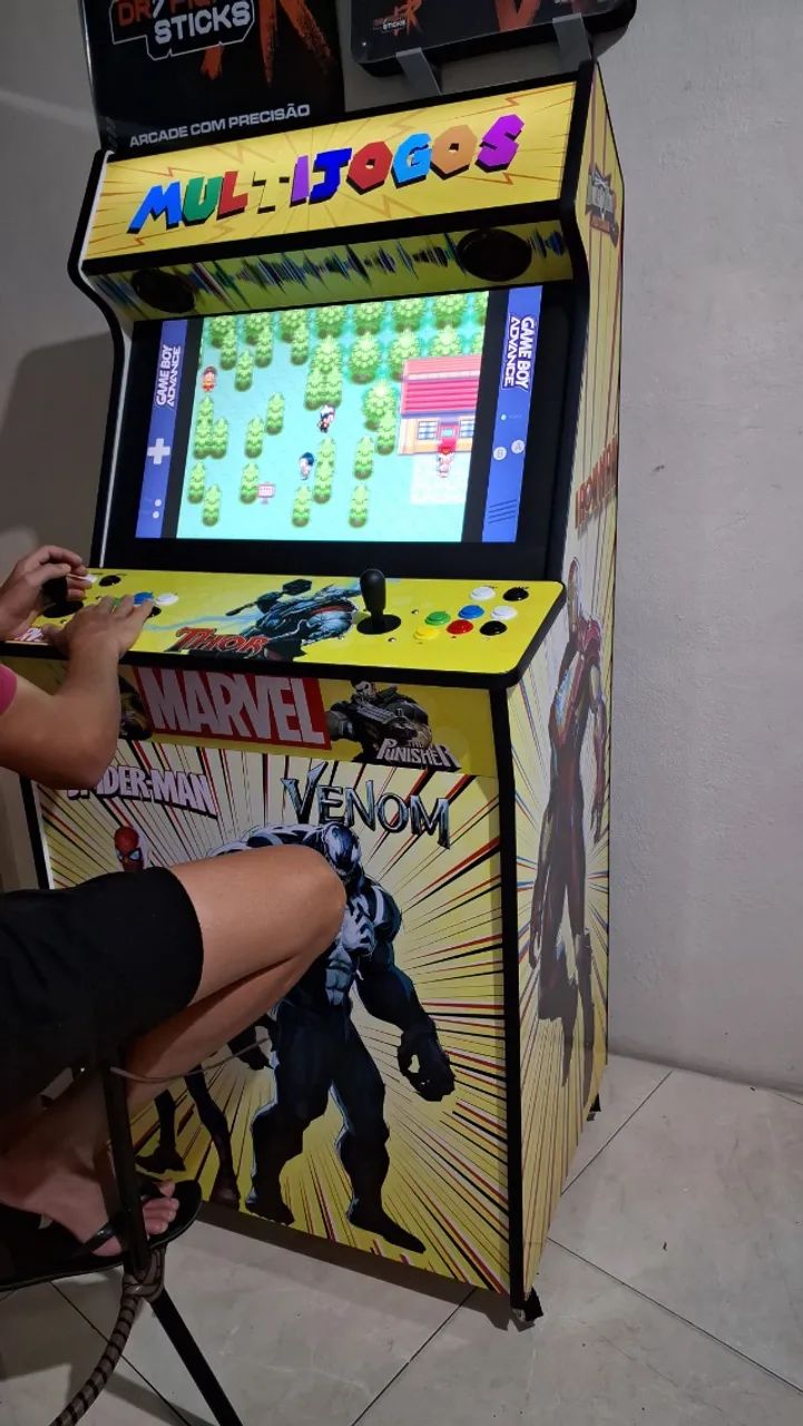 Fliperama Novo com 8600 Jogos e Tela de 27 Polegadas. Diversão Retro - Foto 4