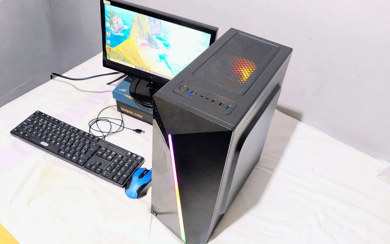 PC Gamer RGB Case with Intel i5, GTX Graphics Card64617709110657124