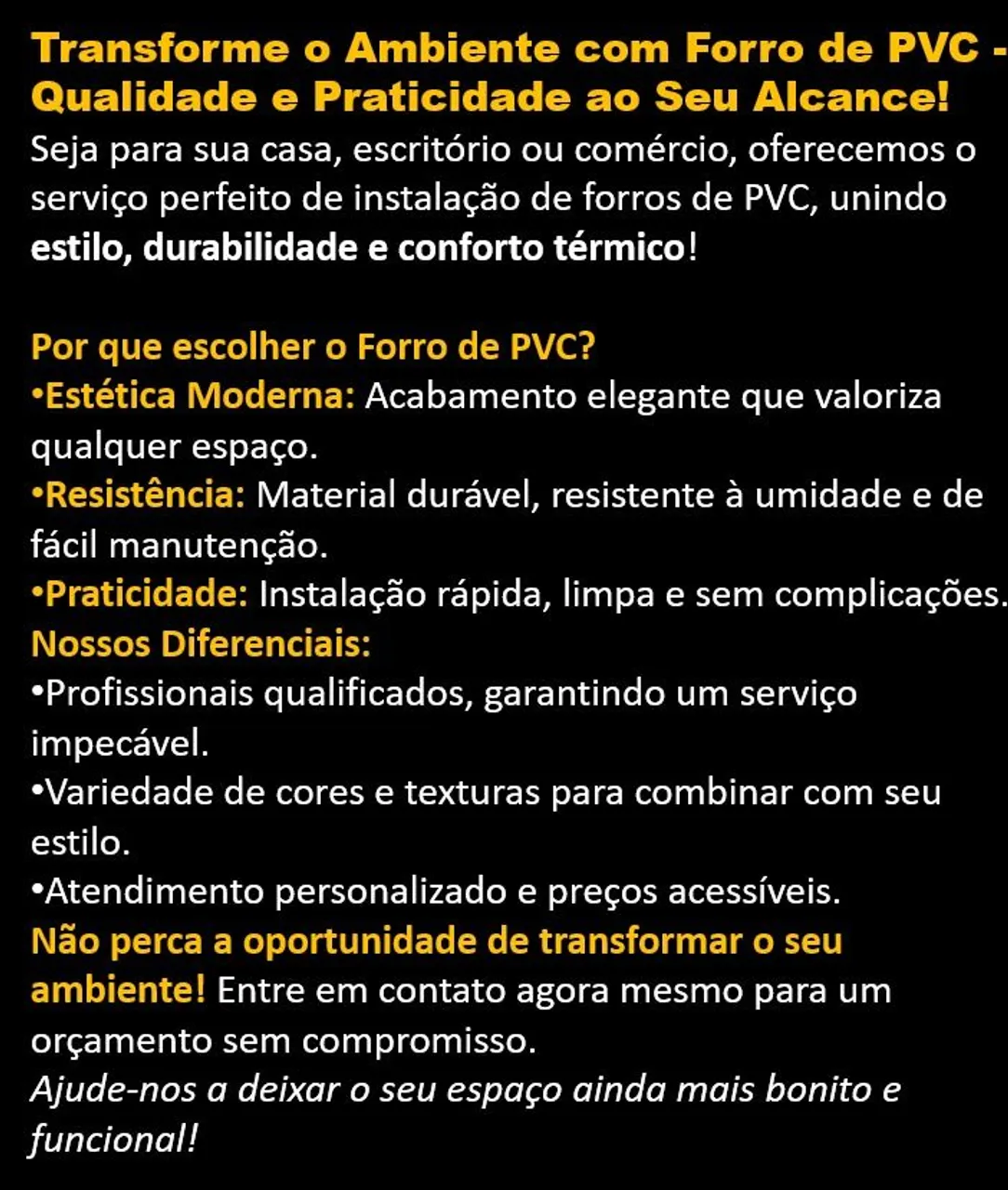 Forro de PVC - Qualidade e Praticidade
