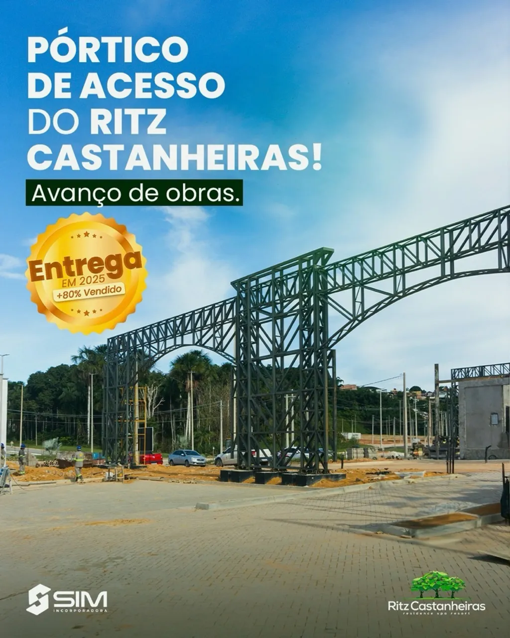 Lote de 250 m² em condomínio Spa Resort na Torquato Tapajos Manaus-AM