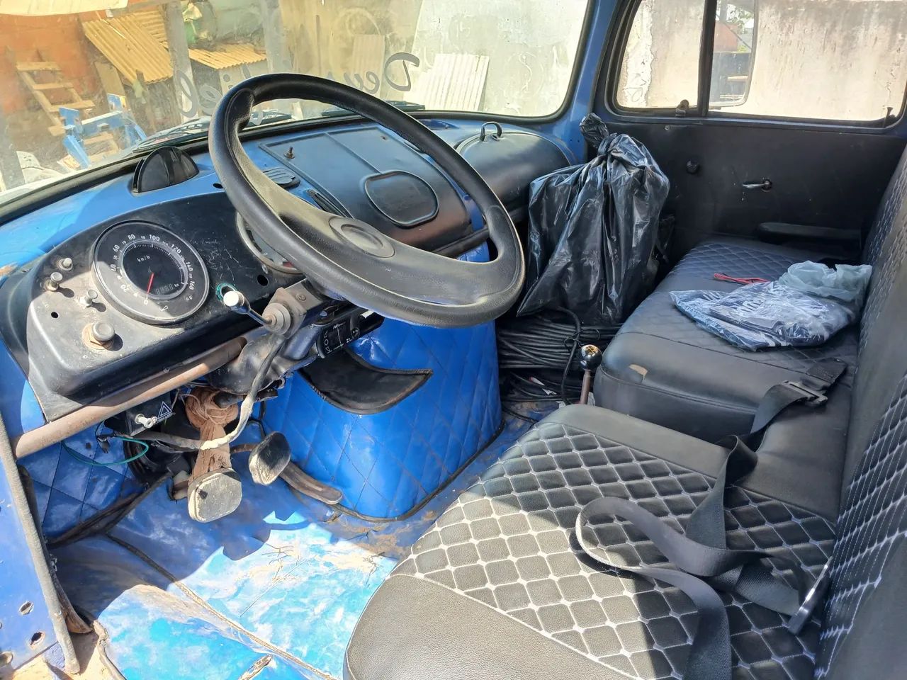 Caminhão Mercedes Benz 1113 - 1965-  Azul - Conservado - Foto 3