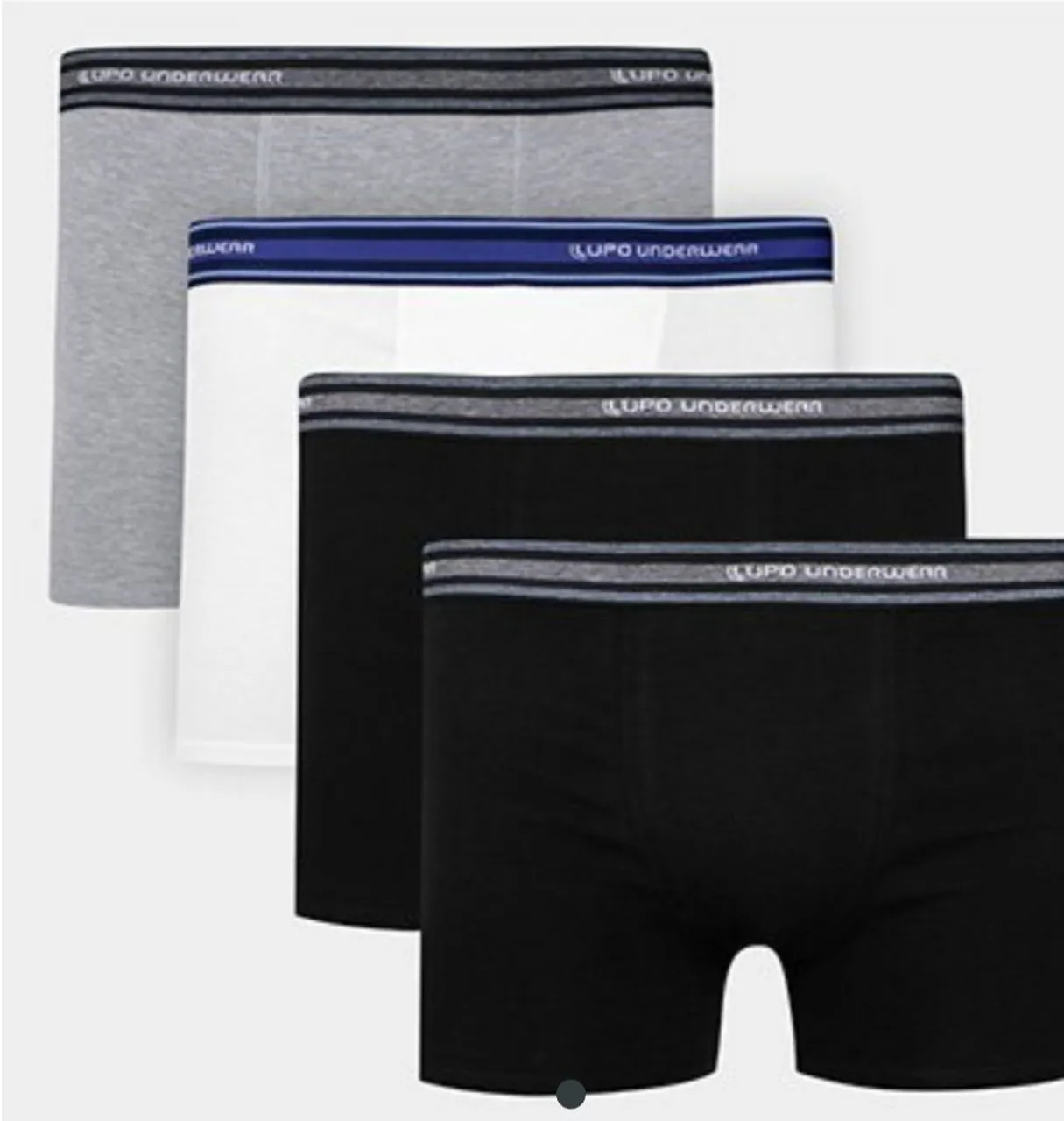 Kit Cuecas Boxer Lupo Underwear