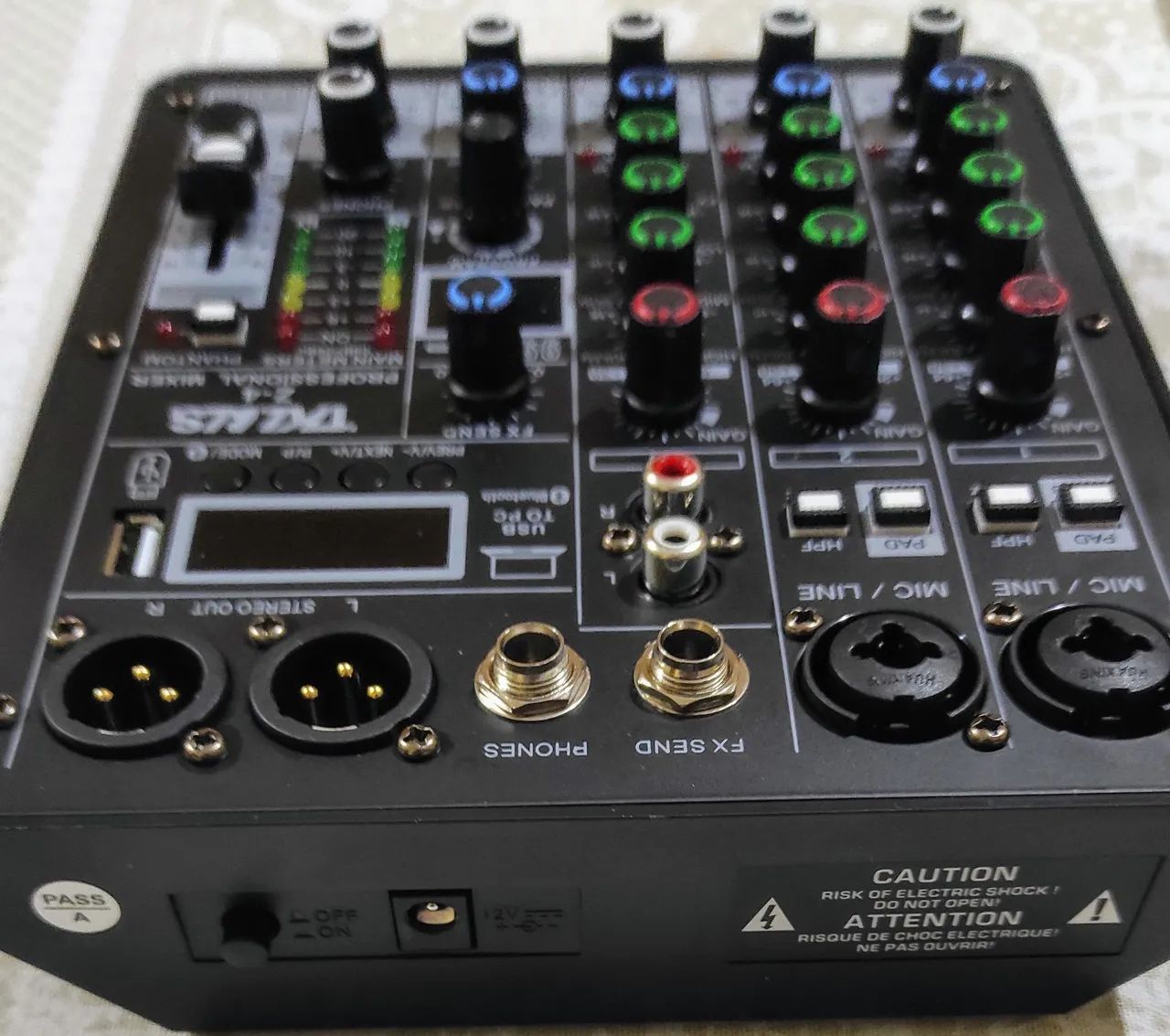 Mesa de Som Mini Mixer com Interface USB - Foto 5