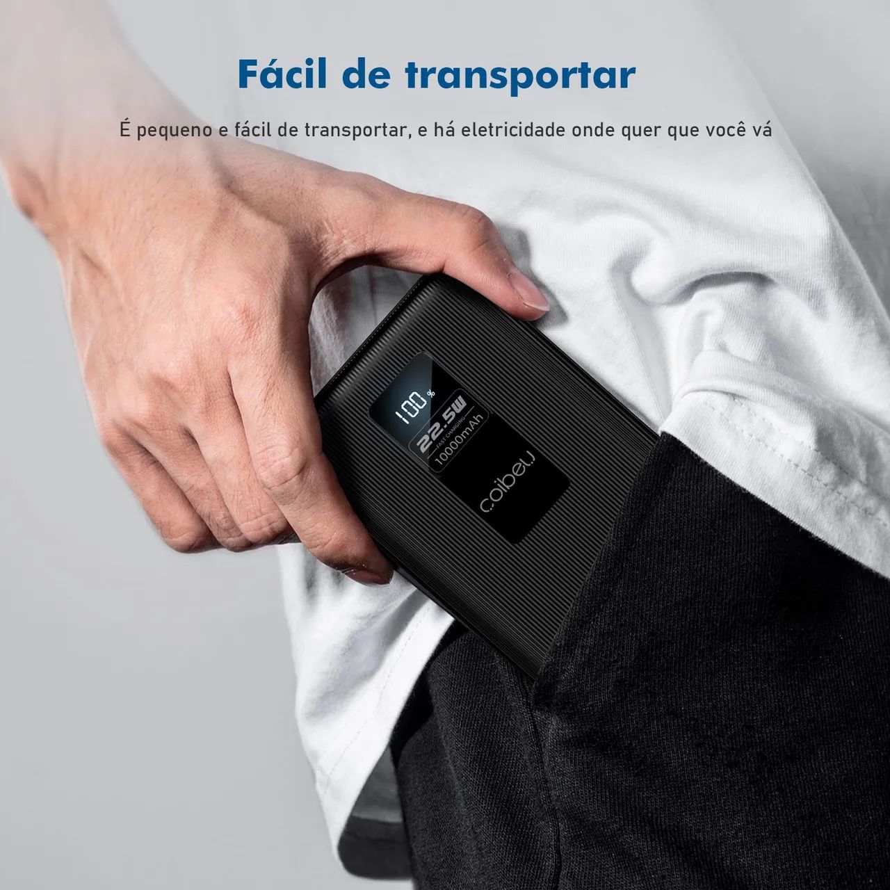 Power bank da Coibeu 20000, carga rápida. - Foto 4