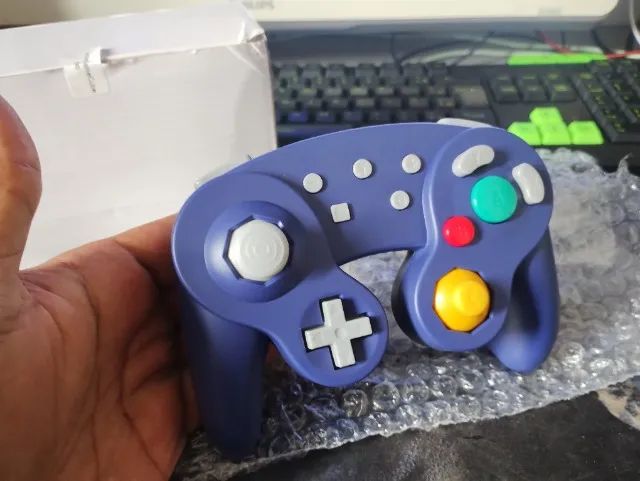 Controle sem fio bluetooth Gamecube (PC/Celular/Nintendo Switch