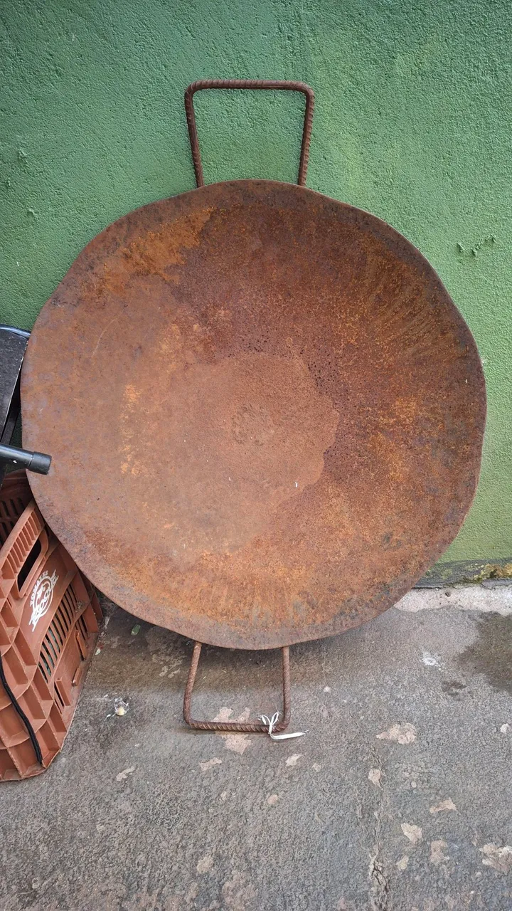 Disco de Arado Gigante para Churrasco e Fogão a Lenha