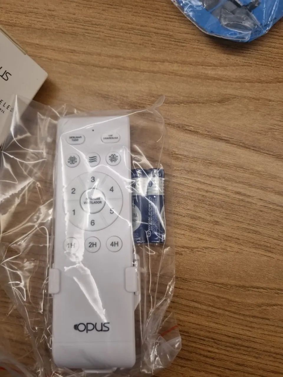 Controle Remoto Wireless Para Ventilador Air Retrátil Opus