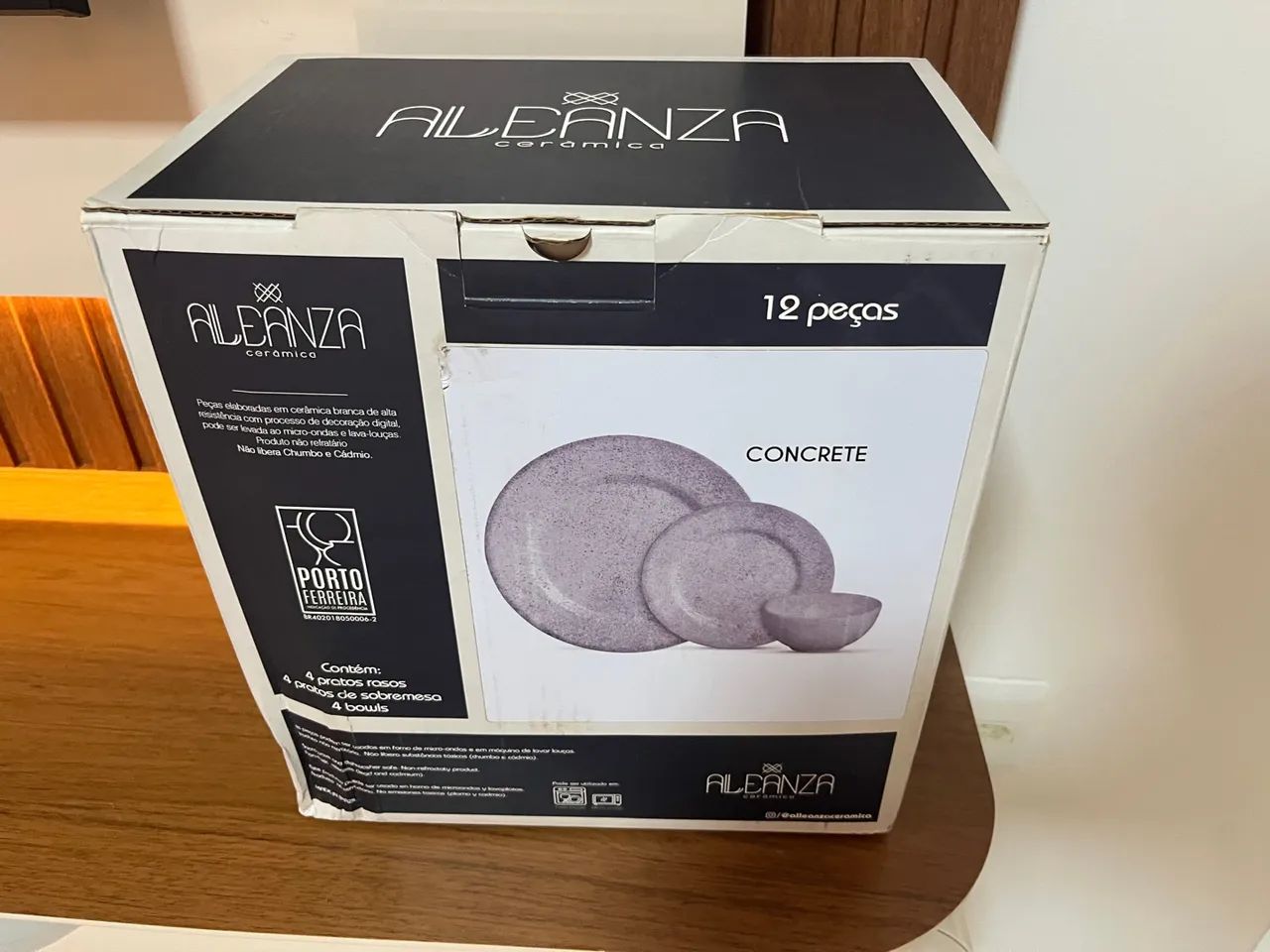 Jogo de Jantar 12 peças Alleanza -  Cerâmica