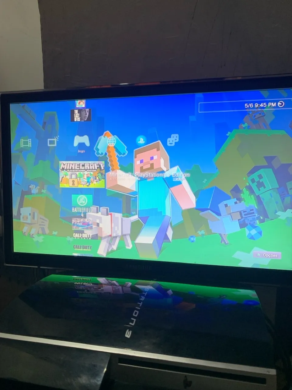 Playstation 3 com vários jogos 