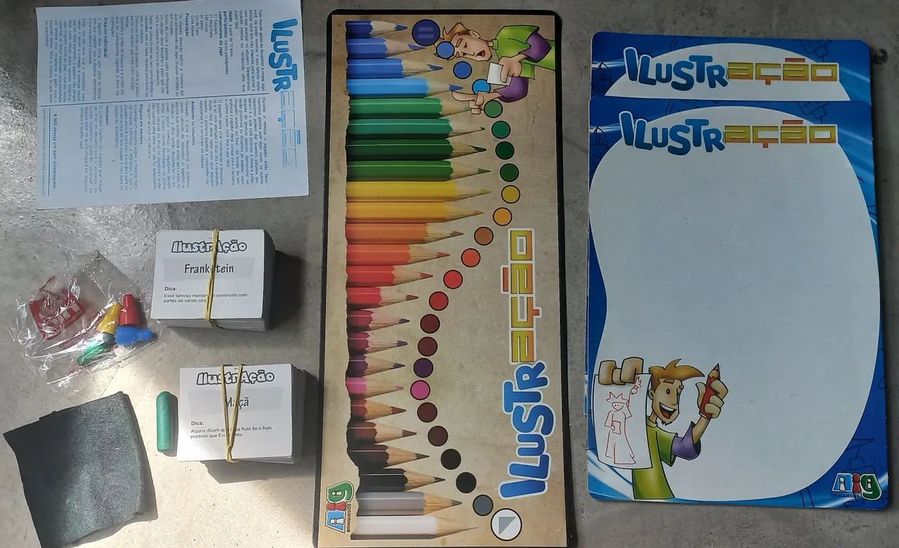 Jogo de Ilustração - 240 Cartas e 2 Lousas - Foto 2