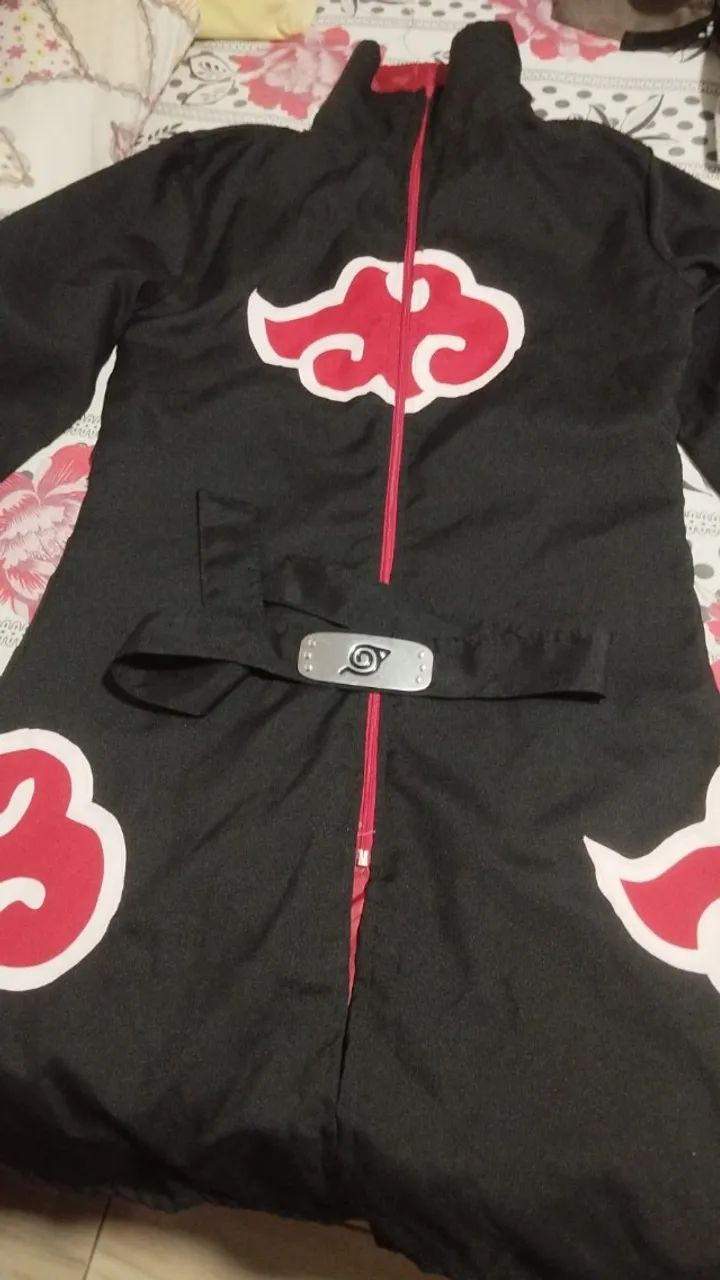 Sobretudo do Naruto e faixa da cabeça 