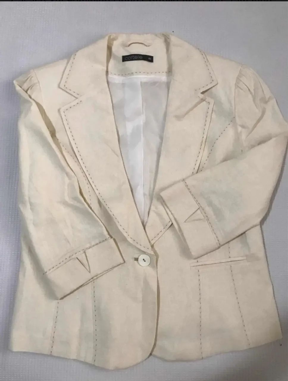 Blazer Bege Feminino Cortelle - Foto 4