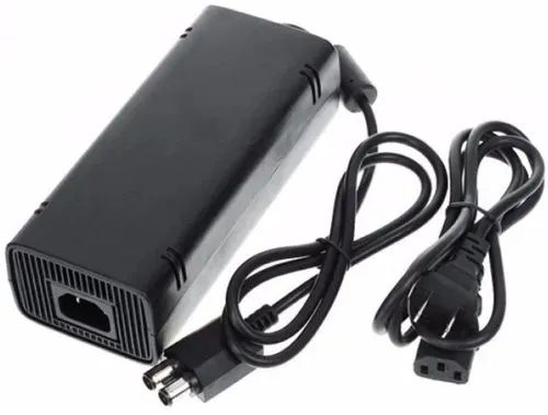 Fonte Xbox 360 Slim Bivolt Conector 2 Pinos Cabo Energia - Foto 3