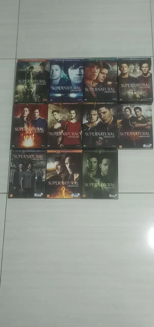 Coleção Supernatural - 1 Á 11 Temporada.