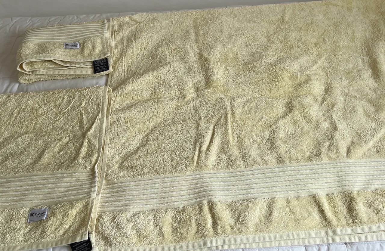 03 toalhas Karsten amarelo  - Foto 2