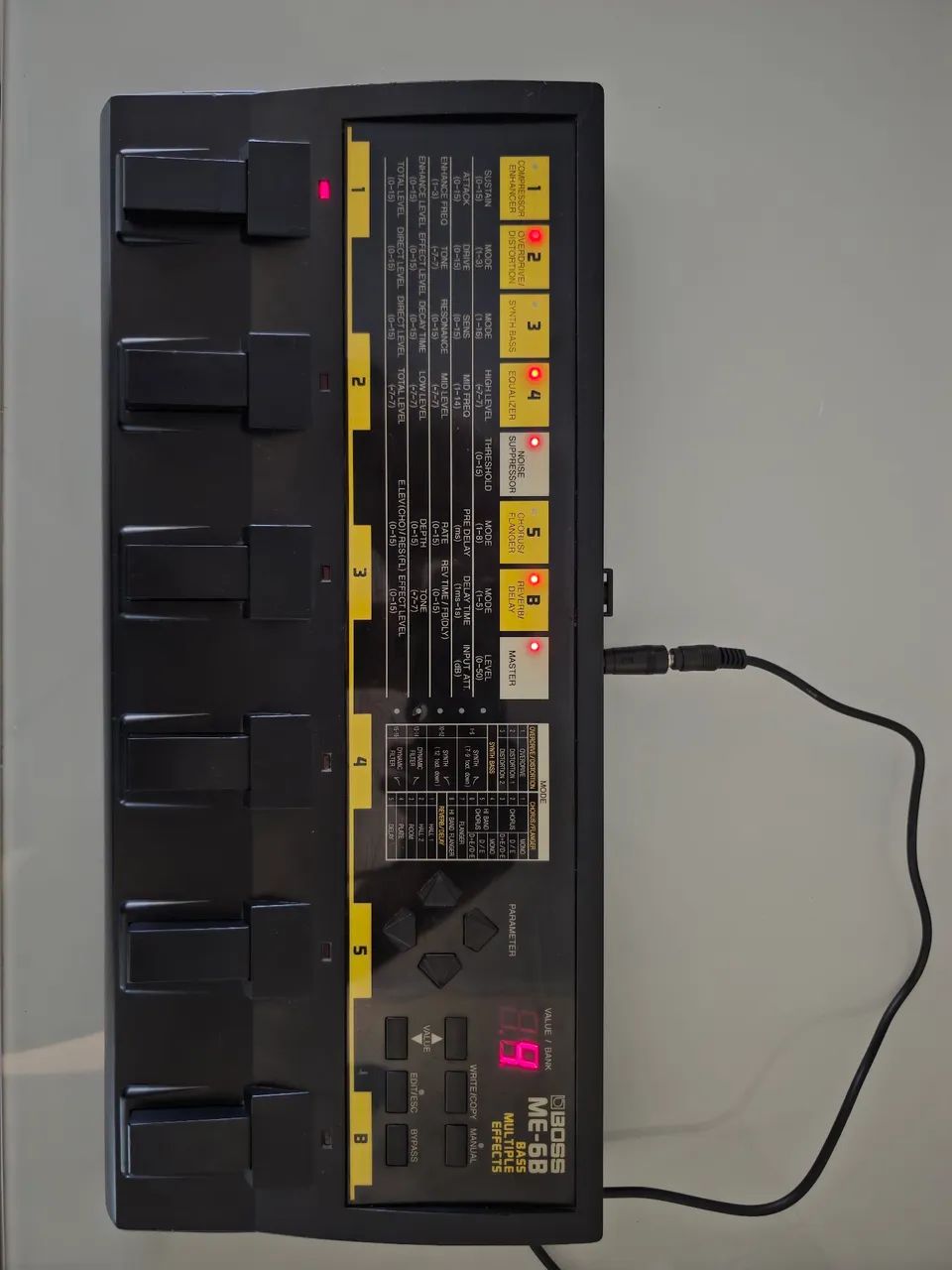 Pedaleira Vintage para Baixo BOSS ME6B - Foto 2