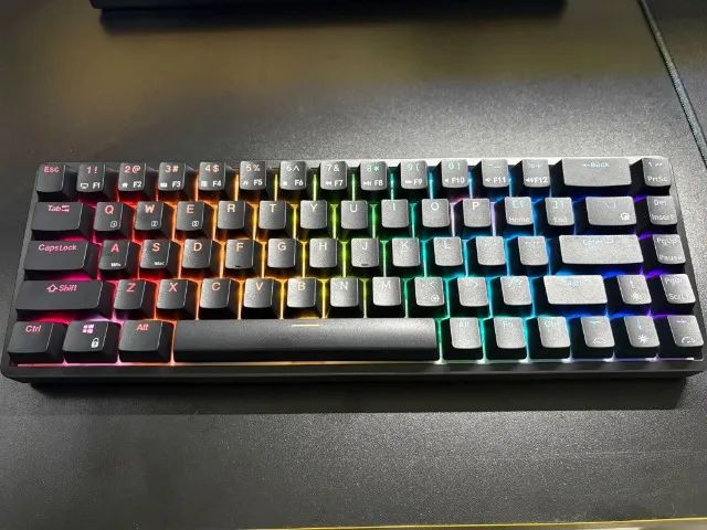 Teclado Sem Fio Royal Kludge RK G68 RGB