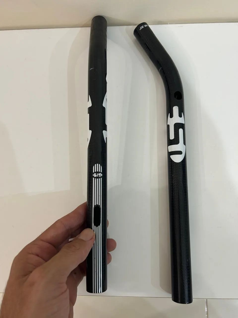 Barras aerobar em carbono 
