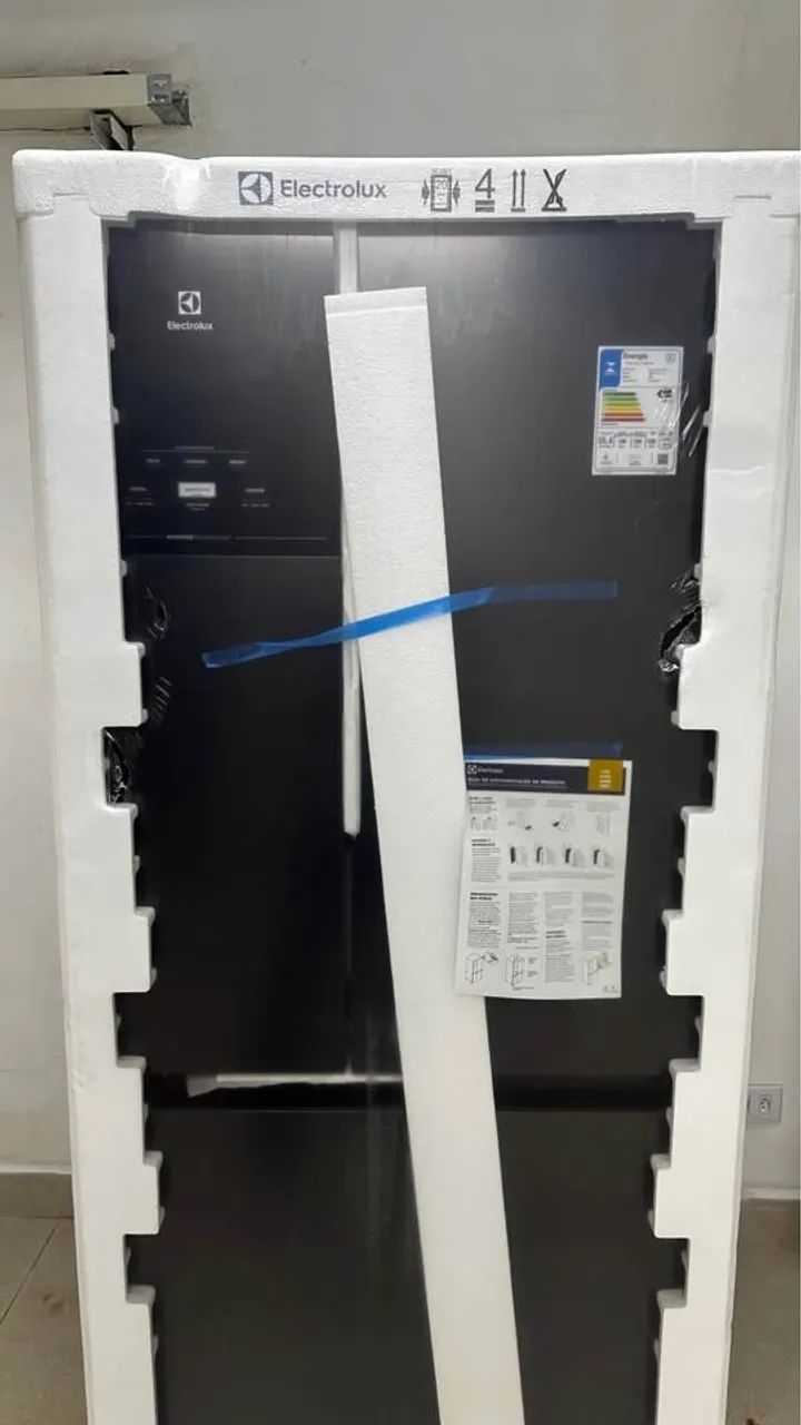 Geladeira Electrolux 590L Multidoor Efficient Com Autosense e Inverter Black Inox Look(IM8
