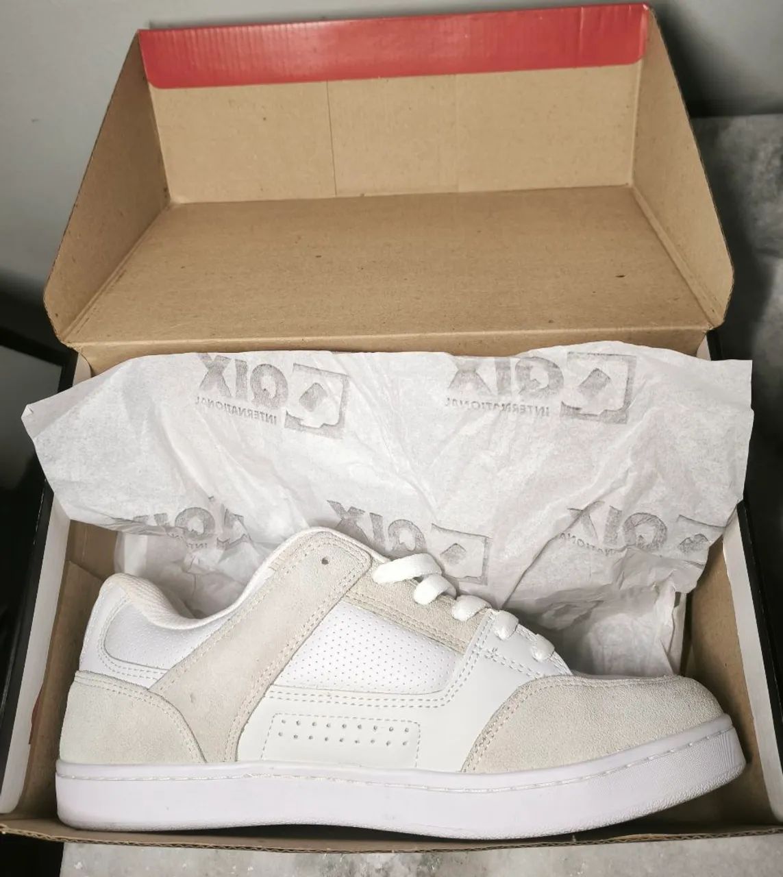 Tênis Qix Skate Retro AM Branco 44 - Novo original - Foto 2