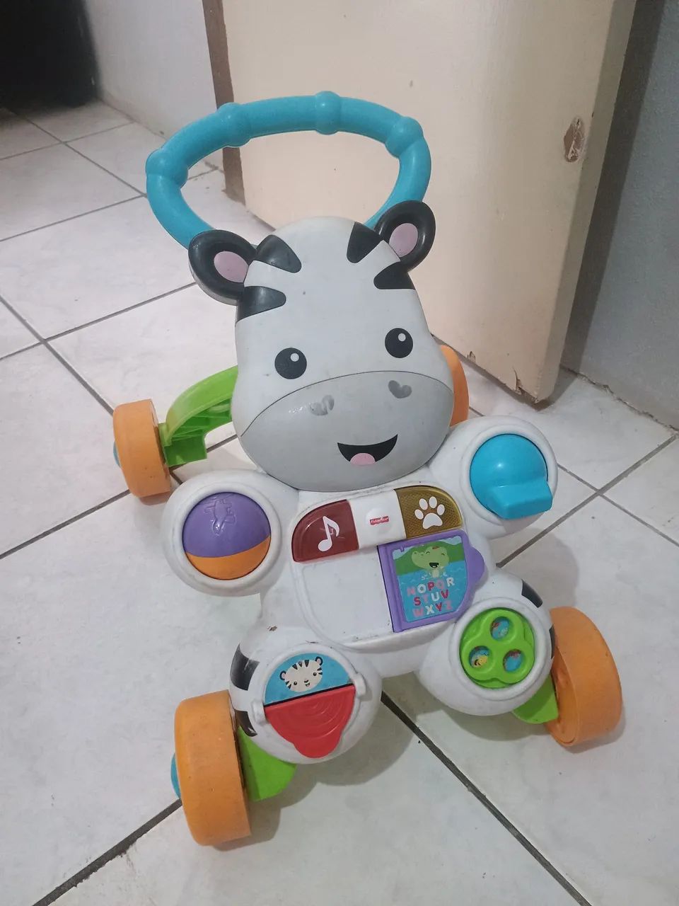 Andador Bebê Zebra Fisher Price - Foto 3