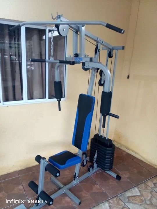 Estação de musculação completa entrego  - Foto 3