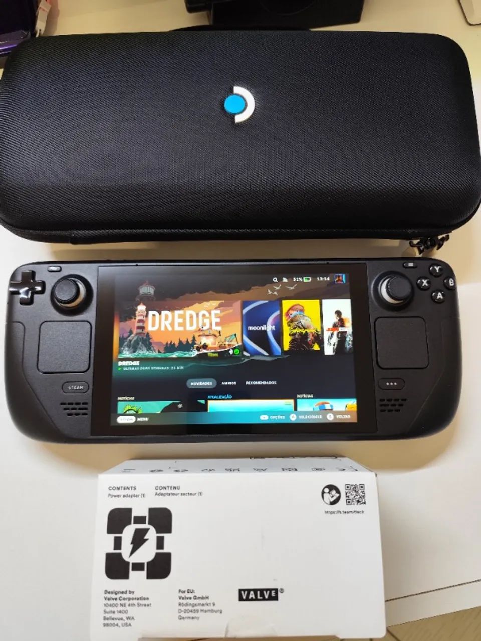 Steam Deck LCD 512gb original IMPECÁVEL na caixa! + Todos os