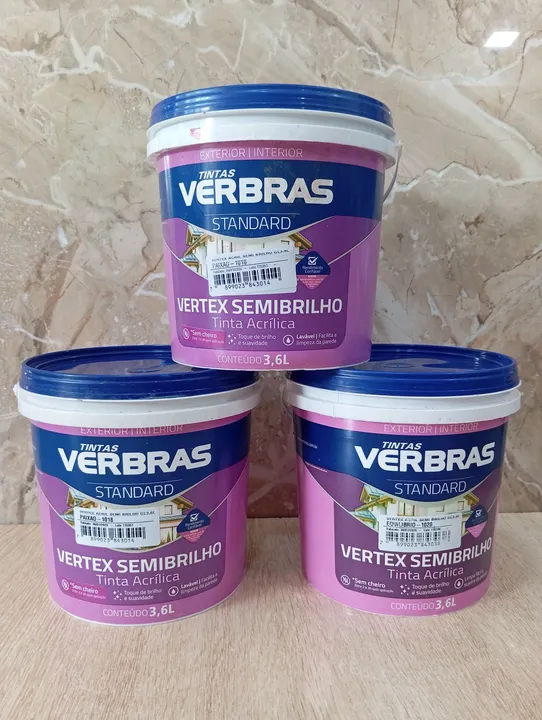 Tinta Acrílica Vertex Semibrilho 3,6L - Verbras