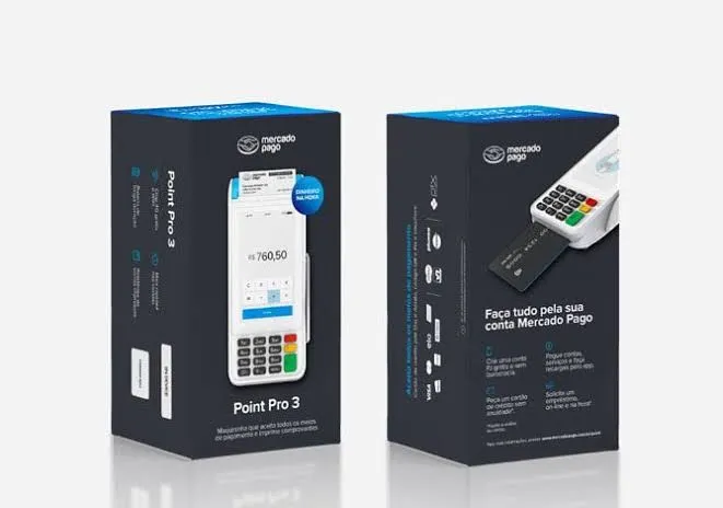 Máquina de cartão Point Pro 3 Mercado Pago