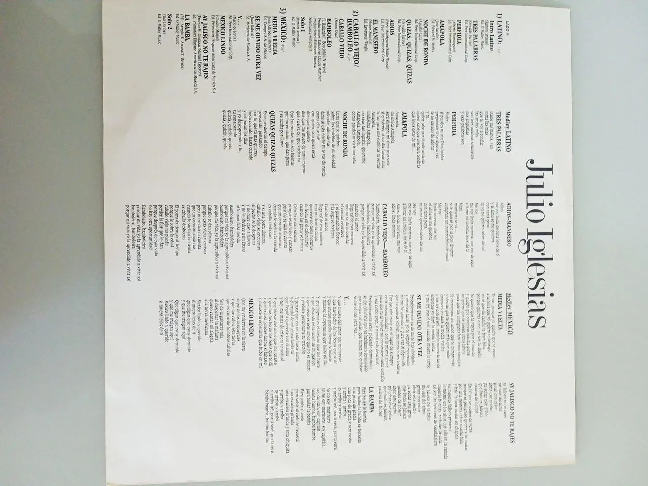 Disco de Vinil Julio Iglesias - Romances - Foto 2