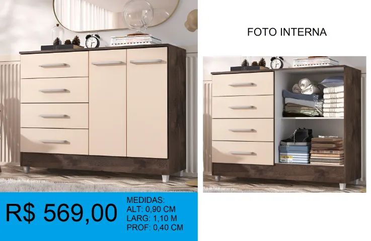 Comoda com sapateira - compre hoje e receba amanhã  - Foto 3
