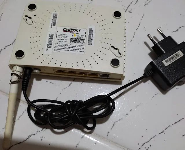 Roteador wireless e modem Opticom DSLink 485 - Foto 2