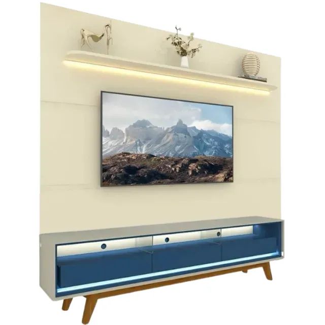 sala home rack bancada painel  - Foto 2