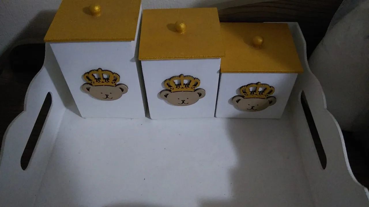Nicho Infantil Principe e Kit Higiene com Abajour - Foto 4