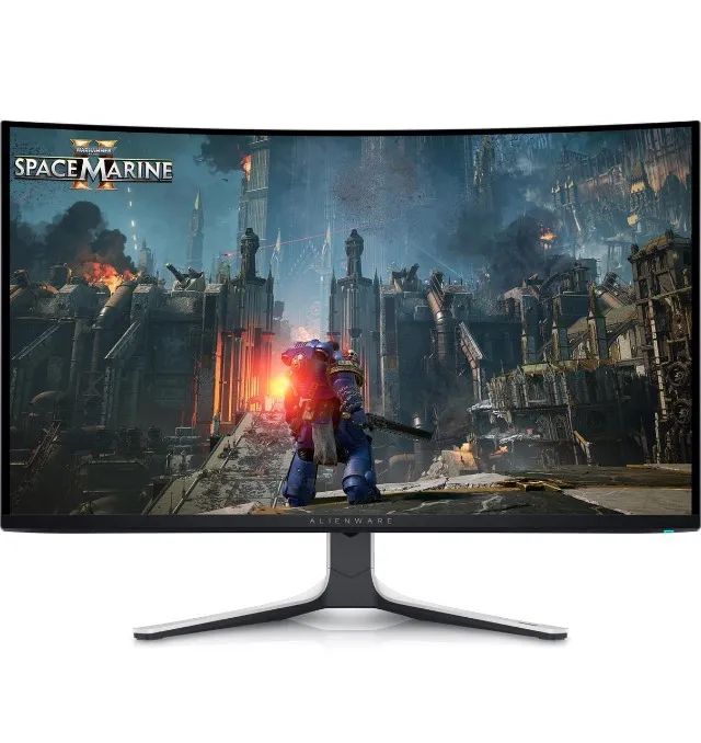 Monitor gamer Alienware 32 4K QD-OLED ? AW3225QF NOVO LACRADO - Foto 3
