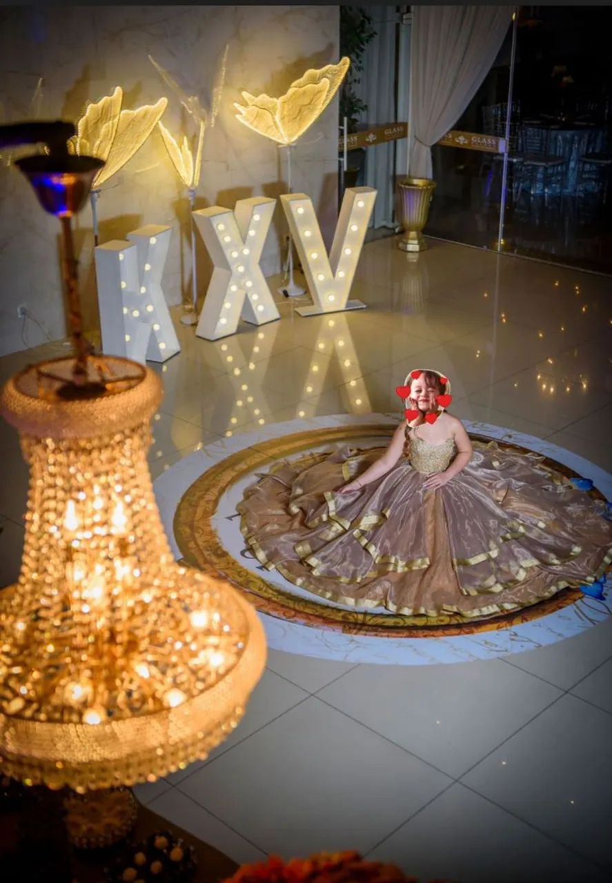 Vestido de Festa Dourado - Foto 4